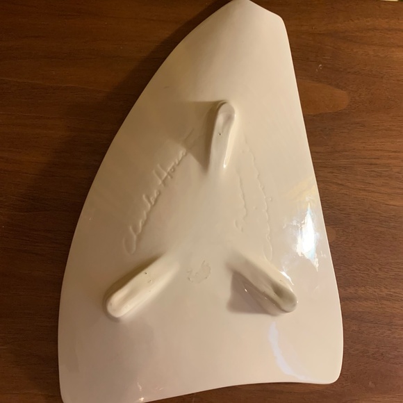 Vintage MCM Charles Houston-California Pottery Christmas Tray - Picture 2 of 2